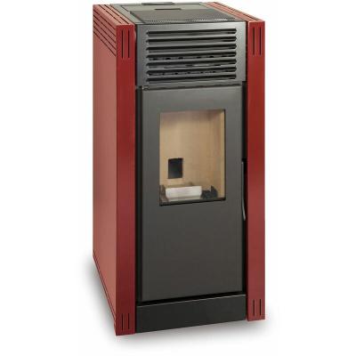 Po&ecirc;le &agrave; granul&eacute;s narel 7kW rouge imp&eacute;rial - Escalor