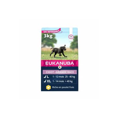 Eukanuba Puppy Large Breed poulet pour chiot - lot % : 2 x 3 kg