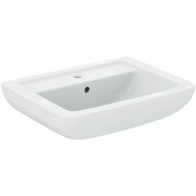 Eurovit lavabo 600x460x190 mm, un trou pour mitigeur, blanc (V302701)