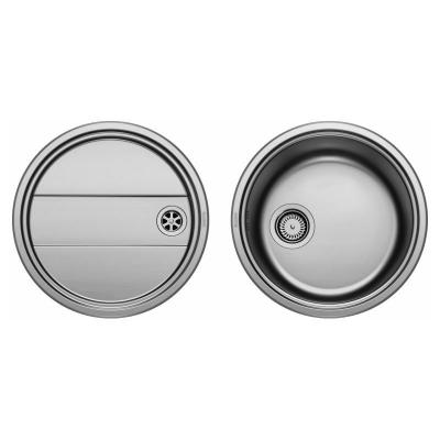 Set cuve+eg. Rondo inox brosse CDP-513310BLA