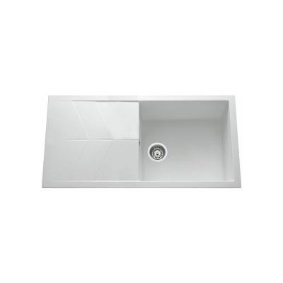 Vier granit blanc EWI nova 1 grand bac 1 &eacute;gouttoir - blanc