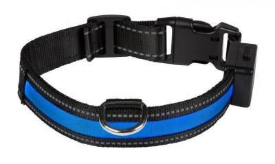 Collier lumineux USB Eyenimal Bleu 40-45