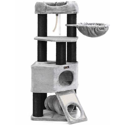 Arbre &agrave; chat 141 cm gris clair