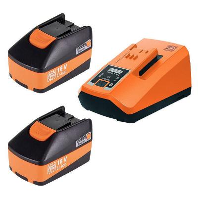 Set de d&eacute;marrage FEIN 18V 2 batteries 6.0Ah + chargeur - 92604323010