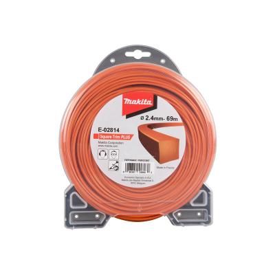 Fil carr&eacute; Square Trim+ Makita 2,4 mm x 69 m - E-02814