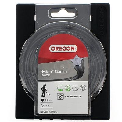 Fil de coupe 2. 4 mm pour d&eacute;broussailleuse nylium starline oregon - 15 m&egrave;tres