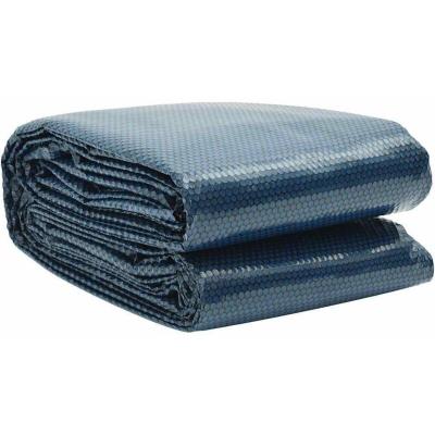 Vidaxl film solaire de piscine flottant pe 417 cm noir et bleu 417 cm