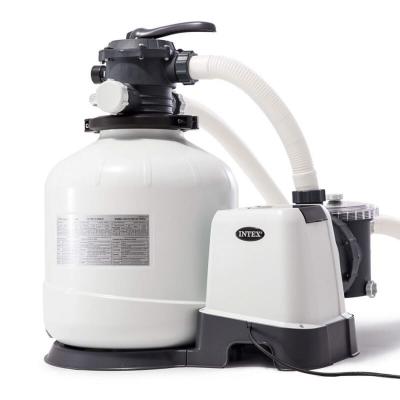 Intex Krystal Clear Sand Filter Pump 10.500l/h Blanc