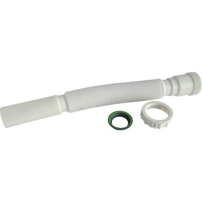 Flexible d'&eacute;vacuation D32 extensible &agrave; 80cm - blanc
