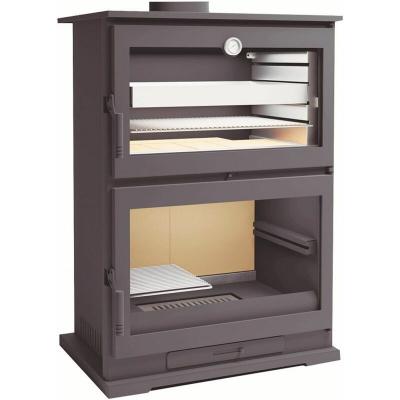 FM Po&ecirc;le &agrave; bois en acier CH-9 11kW avec four inox