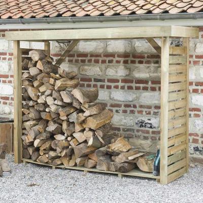 B&ucirc;cher en bois DALLAS 2,8m3, avec toiture plate et plancher