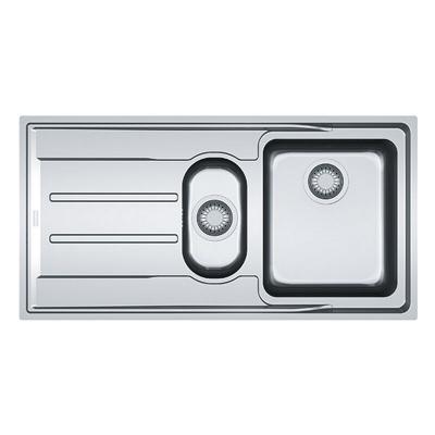 evier &agrave; encastrer 51.4cm inox avec siphon - 758005 