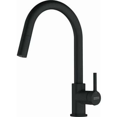FRANKE 115.0626.053 Lina Pull-Out Robinet de Cuisine, Noir Mat, Small