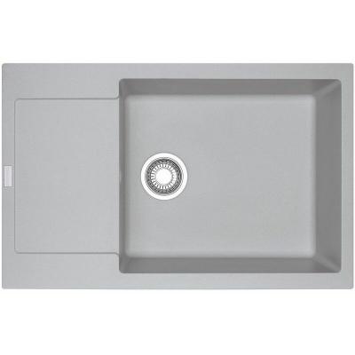Evier Maris cuve g&eacute;ante - Fragranit - 780 x 500 mm - Platinium FRANKE