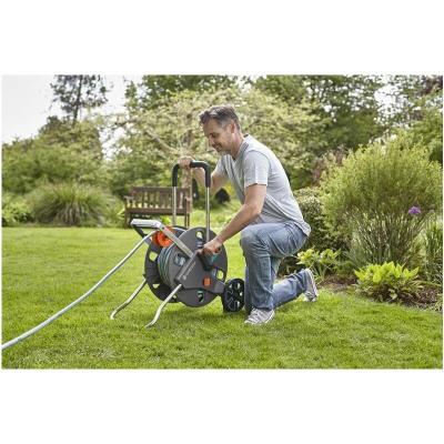 Gardena - Tuyau d'arrosage 50 m avec chariot d&eacute;vidoir AquaRoll L Easy