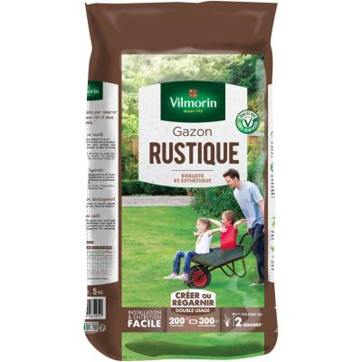 Vilmorin Semences de gazon rustique - 5 kg