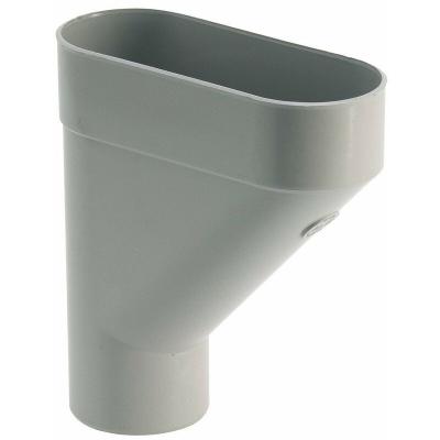 Jambonneau pvc pour eaux pluviales - gris - Girpi