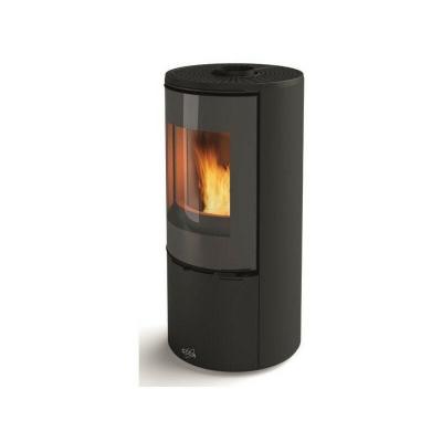 Po&ecirc;le &agrave; bois &eacute;tanche Castries 400220 - 8000 Watts - noir