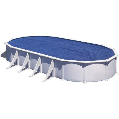 B&acirc;che &agrave; bulles 400 microns pour piscine acier ovale 10,00 x 5,50 m - Gr&eacute;