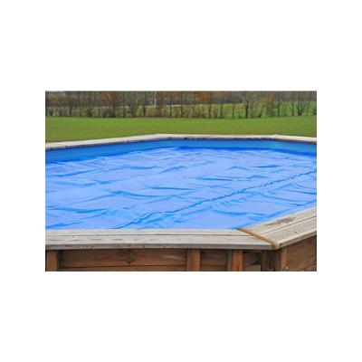 B&acirc;che &eacute;t&eacute; &agrave; bulles pour piscine bois SAFRAN 2