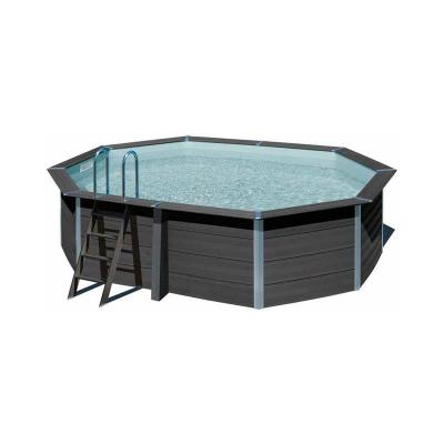 Piscine composite avant-garde ovale 5,24 x 3,86 x 1,24 m - gr&eacute;