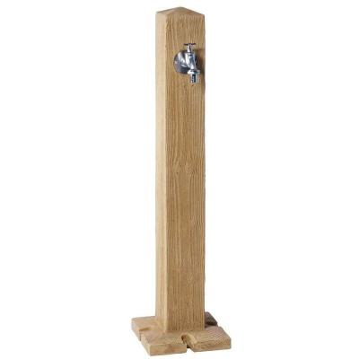 Fontaine de jardin en plastique bois clair 356031