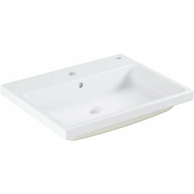 Vasque semi-encastr&eacute;e blanc alpin 49 cm x 60 cm Cube Grohe