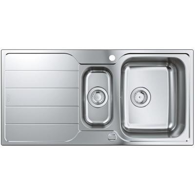 Evier cuisine 1 bac et demi Grohe K500