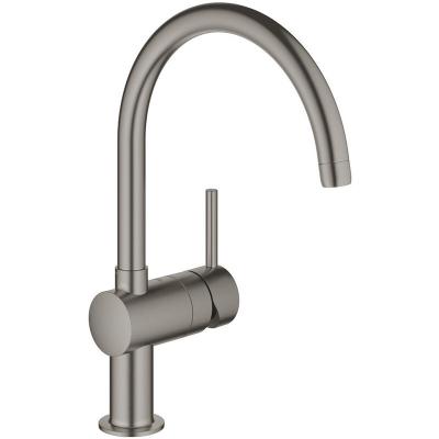 Minta, mitigeur monocommande &eacute;vier, Hard Graphite bross&eacute; (32917AL0)