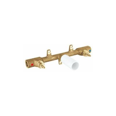 GROHE 32706000 Corps encastr&eacute; m&eacute;langeur mural 3 trous Argent