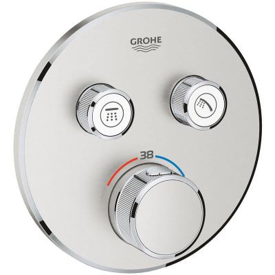 Grohe Grohtherm SmartControl Thermostat avec 2 robinets d&acute;arr&ecirc;t, 29119DC0,
