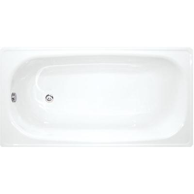 Riga Baignoire gain de place 140 x 70 cm en acier &eacute;maill&eacute;, Blanc (H2340400000001)