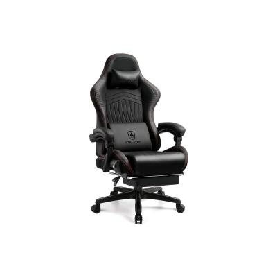 Chaise Gaming GTPLAYER Repose-Pieds Haut-Parleur Bluetooth (Rouge)
