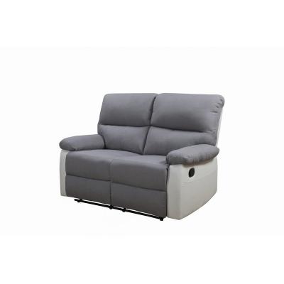 Habitat Et Jardin Canap&eacute; relax Lincoln - 2 places - Blanc / gris clair