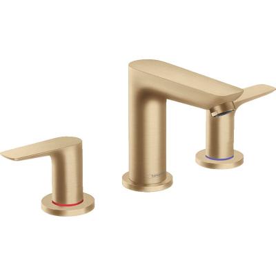 Robinet de lavabo 3 trous Talis bronze avec vidage automatique Hansgrohe