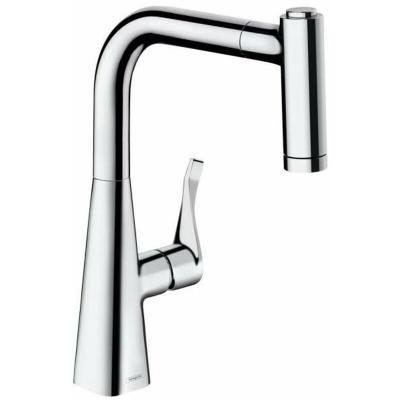 Robinet mitigeur pour cuisine avec douchette extractible et 2 jets Hansgrohe