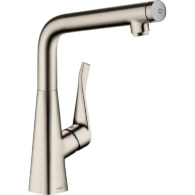 Hansgrohe mitigeur de cuisine metris select 320 steel optic 14883800