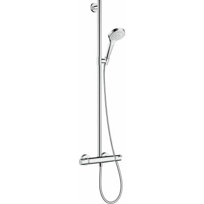 Semipipe Croma Select S Multi Blanc Chrom&eacute; Hansgrohe 