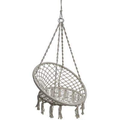 Chaise d&eacute;tente macram&eacute; Plumaya Beige - Hesp&eacute;ride - Beige