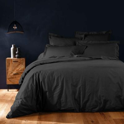 Housse de couette coton INTIMITY 220x240 charbon