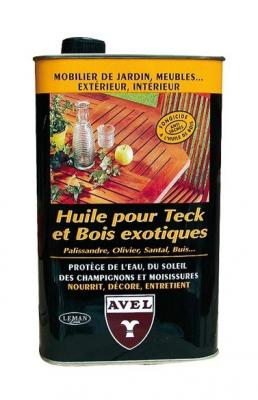 Huile protectrice - teck, bois exotique - 1 l - Avel