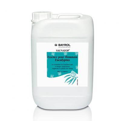 Huiles essentielles Eucalyptus saunatop 6L pour Sauna et Hammam Bayrol