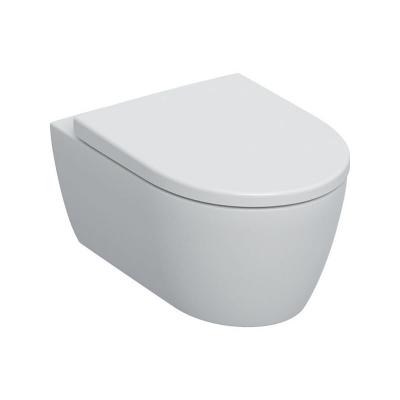 Geberit Icon WC suspendu pack &agrave; fond creux rimfree 36.6x53cm avec abattant softclose blanc
