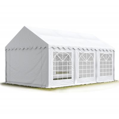 TOOLPORT Tente de r&eacute;ception 4x6m 500 g/m&sup2; blanc imperm&eacute;able barnum, chapiteau