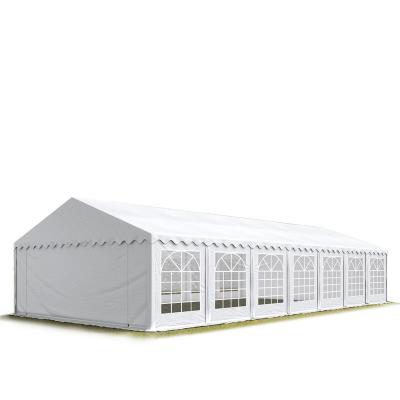TOOLPORT 6x14 m Tente de r&eacute;ception/Barnum Blanc Toile de Haute qualit&eacute; PVC 700 N