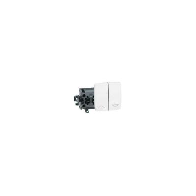 Saillie Interrupteur pour volets roulants Appareillage saillie composable - blanc - Blanc