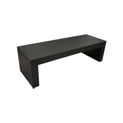 Grand banc pour po&ecirc;le &agrave; bois PRESTON 1,6 M - epoxy noir sable