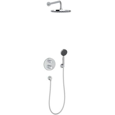 Robinet de douche encastrable avec mitigeur thermostatique Modulo rond