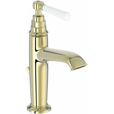 Mitigeur lavabo r&eacute;tro Cleo, or beige - Jacob Delafon