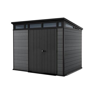 Abri de jardin CORTINA 97 en r&eacute;sine - KETER - gris et noir - 6m&sup2;